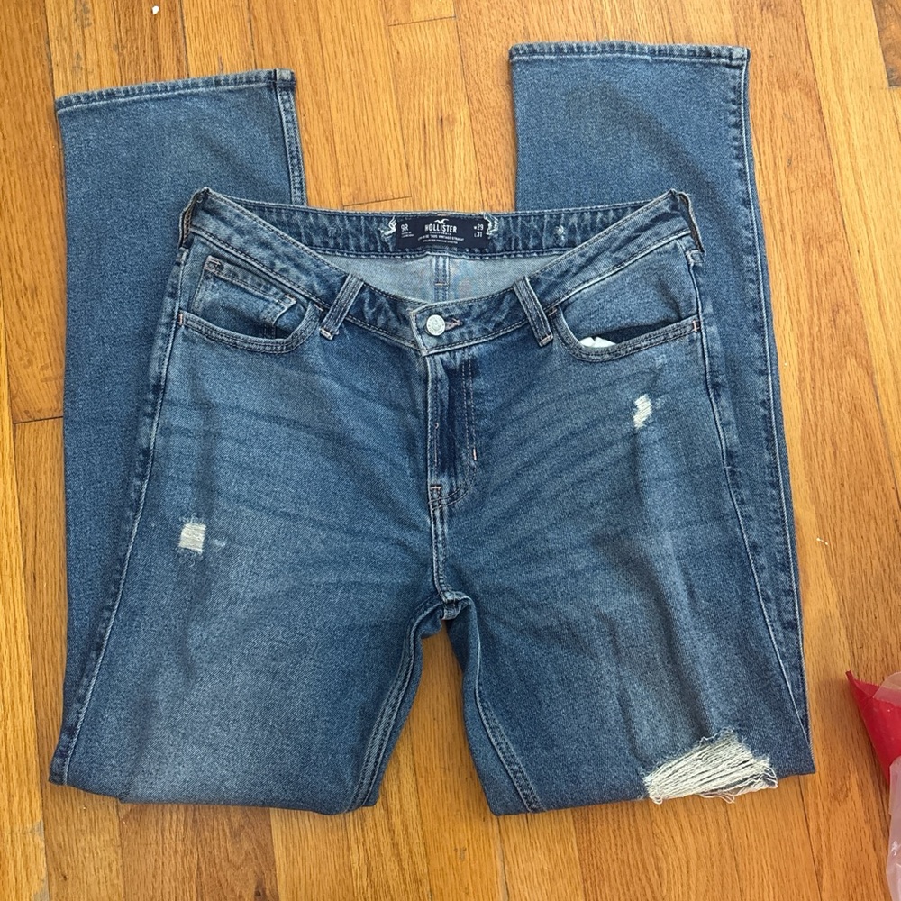 Hollister Ripped Denim Jeans in Blue